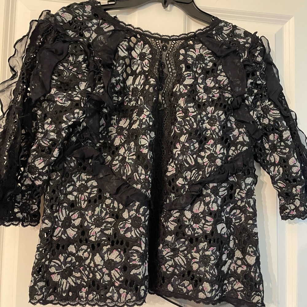 Rebecca Taylor ruffle blouse